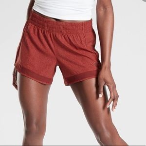Like New Athleta Mesh Racer Run Short 4” Medium